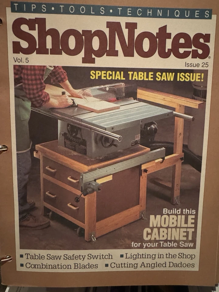 Lot of ~100 ShopNotes Magazine In Pristine Condition - In Embossed Binders - Image 1 of 4