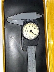 VTG 6 inch DIAL CALIPER Swiss Made ~ GENERAL No. 145 KWB Made in Switzerland Exc - Foto 1 di 12