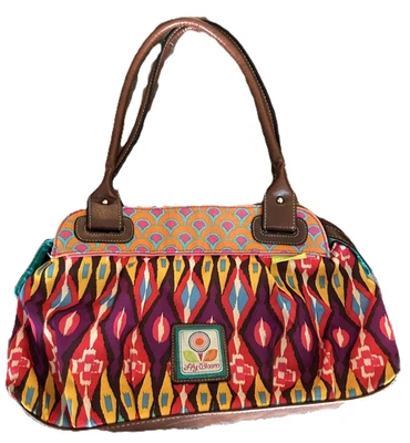 Сумочка Lily Bloom абстрактный узор цветной милый женский подросток ручная сумка сумочка - Изображение 1 из 4