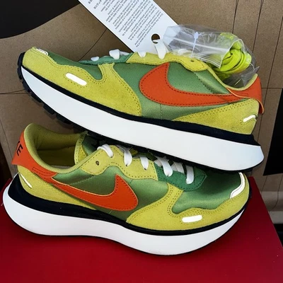 NUEVO Nike Wmns Phoenix Waffle Clorofila Seguridad Naranja FD2196-300 Mujeres Talla 6 Foto 1 de 4