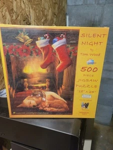 SunsOut 500 piece jigsaw puzzle Silent Night by Thomas Wood 28536 18" x 24" - Picture 1 of 4