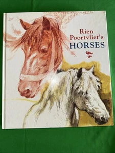 Large RIEN POORTVLIET'S HORSES Hardcover Book 1978 First Edition Germany - Picture 1 of 8