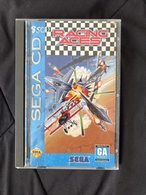 Racing Aces (Sega CD, 1993) CIB W/Manual No Reg TESTED!