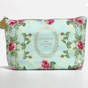 Estee Lauder Spring 2025 Cosmetic Makeup Hand Bag Clutch Pouch  Floral NWOT - Picture 1 of 9