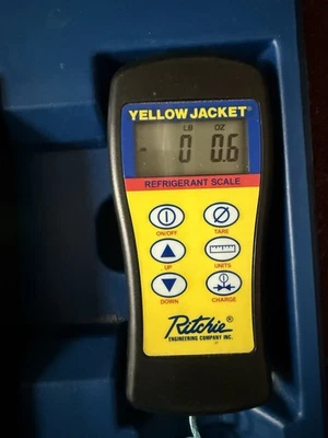Báscula de carga electrónica refrigerante Yellow Jacket con pantalla digital - Imagen 1 de 4