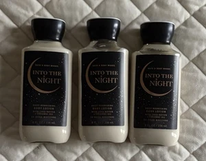 Bath & Body Works LOT 3 Into The Night Nourishing Body Lotion Cream 8 oz NEW - Picture 1 of 2