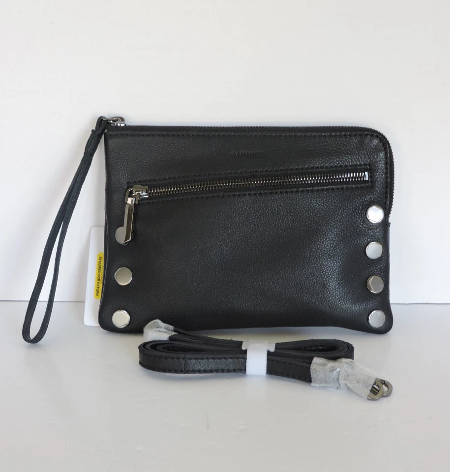 HAMMITT NASH SML 2 BLACK LEATHER CB/WRISTLET