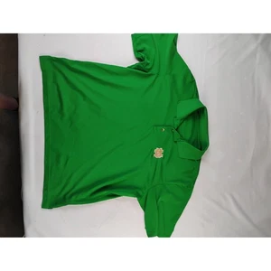 Polo Notre Dame Fighting Irish Antigua verde para hombre - Imagen 1 de 5