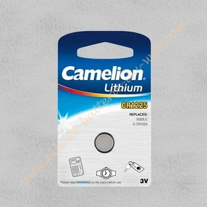 1 PILA BATTERIA CAMELION LITHIUM LITIO ULTRA 1225 DL1225A CR1225 EL1225 CR-1225 - Imagen 1 de 1