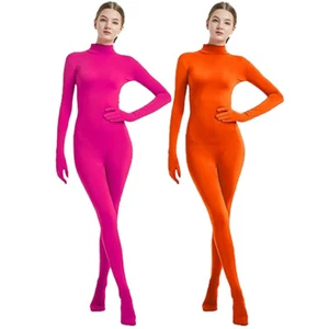 Adult Kid Adult NEW Face Open Unisex Spandex Zentai Party Costume Bodysuit - Picture 1 of 31
