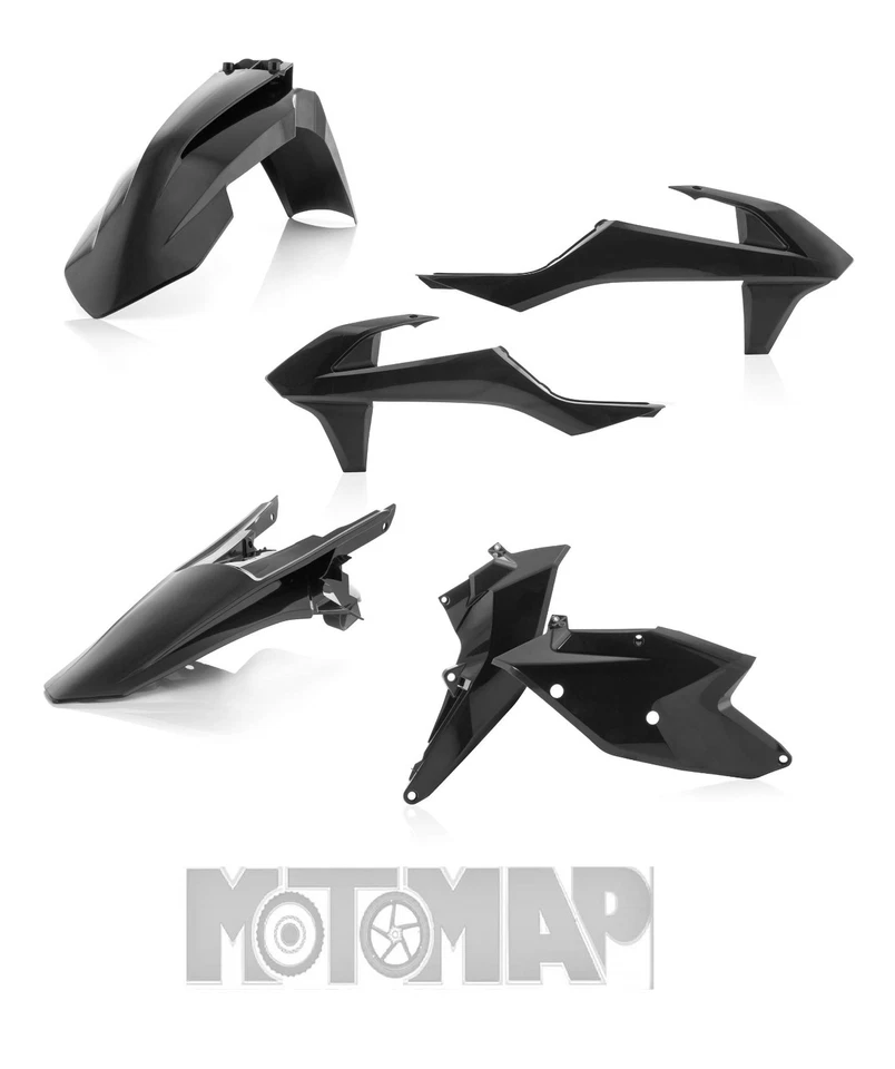 Kit Plastiche Acerbis Carene KTM SX 125 150 2016 2017 2018 Nero - Immagine 1 di 1