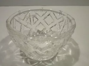 Tiffany & Company Bamboo Pattern Crystal Bowl - Picture 1 of 7