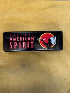 Natural american spirit tobacco cigarette tin case MINT CONDITION RARE Display - Picture 1 of 6