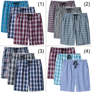 3-pack Mens Home Pajams Sleep Pants Lounge Wear with Pocket Soft Comfy Bottom - Picture 1 of 16