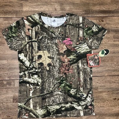 Mossy Oak Break Up Infinity Women's Wooded Camo T Shirt Medium Tee NWT NEW - Image 1 of 4