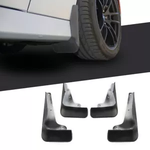 4Pcs Car Black Mud Flaps Mudguard Fender cover Trim For Dodge Charger GT/RT/SCAT - Picture 1 of 6