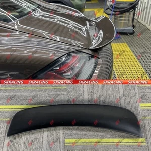 Carbon Fiber/Gloss Black Rear Spoiler Wing Fits Porsche 987 Cayman S 2006-2012 - Picture 1 of 29