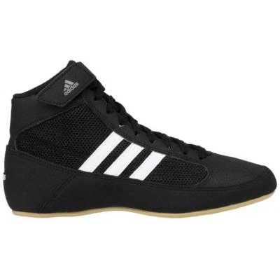 Adidas HVC 2 Boys Black/White/Gum Wrestling Shoes Sizes Kids Sizes Youth