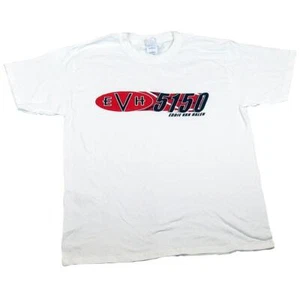 Vintage Van Halen Men's EVH 5150 Stripe Banner White T-Shirt Size L - Picture 1 of 1
