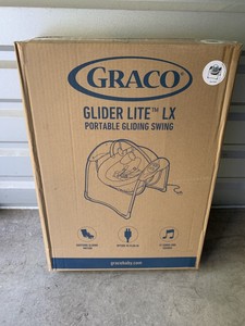 graco glider lite portable gliding baby swing