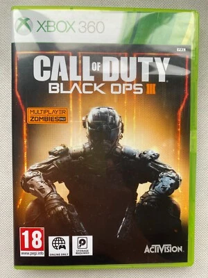 Call of Duty Black Ops 3 inc valid COD 1 Full Game DLC - Xbox 360 UK Excellent! - Image 1 of 3