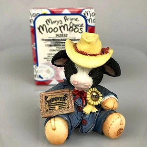 Cow Figurine Marys Moo Moos Prime Choice Judge Enesco Retired Collector Box - Picture 1 of 7