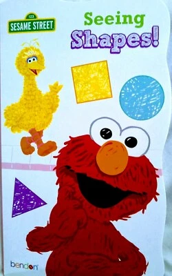 Sesame Street Seeing Shapes! Shaped Board Book Pre-K Toddler NEW! - Image 1 of 3
