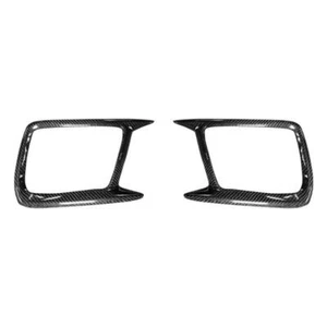 Rexpeed Carbon Fibre Fog Light Cover Surrounds - fits Subaru WRX/STI 18-20 - Picture 1 of 2