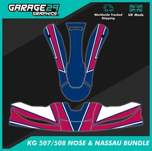 KOSMIC STYLE KG507/508 FRONT BUMPER & NASSAU PANEL STICKER BUNDLE - Picture 1 of 1