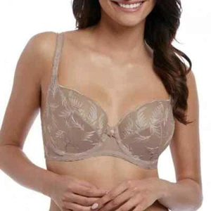 Wacoal Vertu Bra Moonlight Beige UK 32DD Underwired Lace Full Cup 139001 - Picture 1 of 3