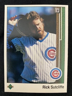 1989 Upper Deck - #303 Rick Sutcliffe - Image 1 of 2