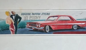 Original Vintage '61 Chevy Werbung Illustration von Rocco Marino Jr., Mixed Media... - Bild 1 von 13