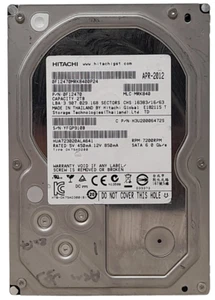 Hitachi HUA723020ALA641 3.5" SATA 2TB Hard Drive 100% Health - Afbeelding 1 van 2