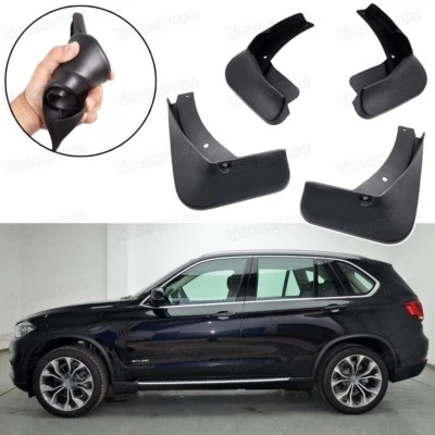 Para-lamas de carro protetor contra respingos para BMW X5 com estribos 2014-2018 - Imagem 1 de 4