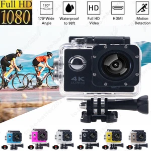 2 Inch Waterproof Sports Camera Bike Motor Cycle Action Helmet DV Cam 1080P WIFI - Picture 1 of 24