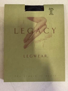 LEGACY Legware Microfiber Control Top Tights Navy Size D Brand New A31857 - Picture 1 of 2