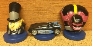 ** Menge 3 ** DC 1,5 Zoll Batman Pinguin Batmobil Fluch Sammlerstück Kopf Büsten - Bild 1 von 5