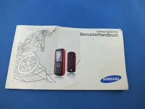 Oryginalny Samsung SGH B2100 Instrukcja obsługi Instrukcja obsługi Deutsc - Zdjęcie 1 z 13