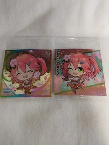 hololive ITAJAGA stickers Sakura Miko 2 types(rare,normal) bundle - Picture 1 of 3