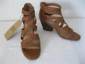 Frye and Co. Damen-Sandalen 11 M Gale Gladiator braun Kunstleder Reißverschluss hinten - Bild 1 von 12