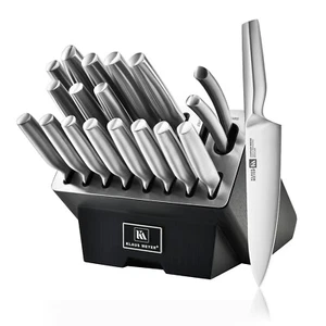 Klaus Meyer Contour Finest high carbon steel 19 Piece Knife Block Set - Picture 1 of 7