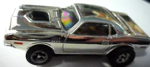 1971 PLYMOUTH HEMI CUDA RARA SLOT CAR CHROME HO argento con telaio afx funzionante - Foto 1 di 4