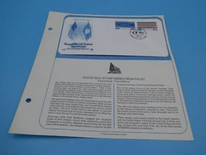 1983 "Republic of Palau Micronesia" First Day Cover & Page (Art Craft) - Picture 1 of 10