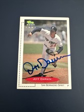 1991 Classic Best Jeff Darwin #51 San Bernardino Spirit signed autograph card
