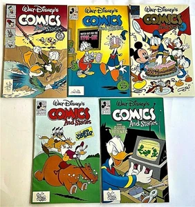 WALT DISNEY COMICS & STORIES 548 549 550 551 552 HIGH GRADE RUN DISNEY 1990 j - Picture 1 of 1