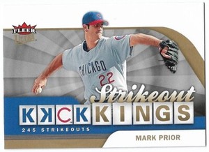 2006 Fleer Ultra Strikeout Kings #SOK8 Mark Prior Chicago Cubs