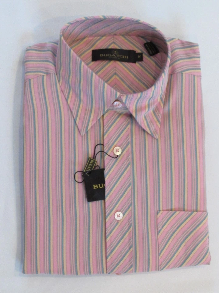 NEW MENS BUGATCHI UOMO CLASSIC FIT L/S MICRO FIBER SHIRT PICK A SIZE, RETAIL $95 - Image 1 of 1