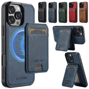 Handyhülle Für iPhone 16 Pro Max 15 Plus 14 13 12 11 XS Leder Magnet Tasche Case - Bild 1 von 83