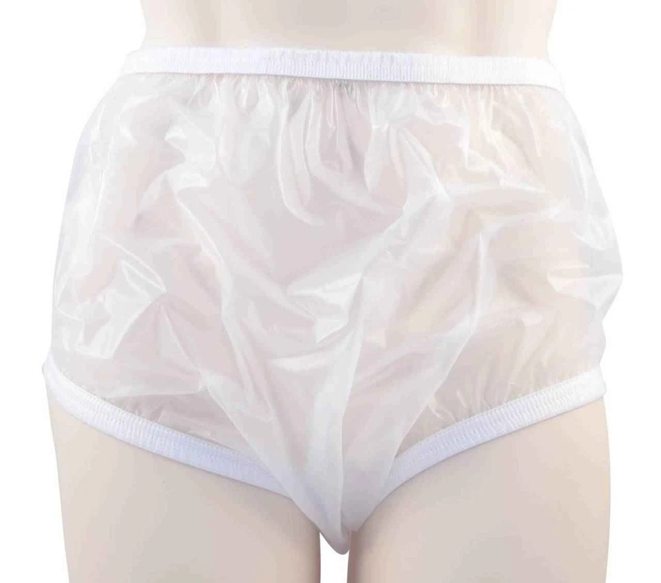 Pantalones de plástico elástico cerrados con espalda alta Gary Foto 1 de 1