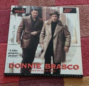 Donnie Brasco (1997) [82516] Deluxe Widescreen Laserdisc NTSC Johnny Depp Pacino - Picture 1 of 5